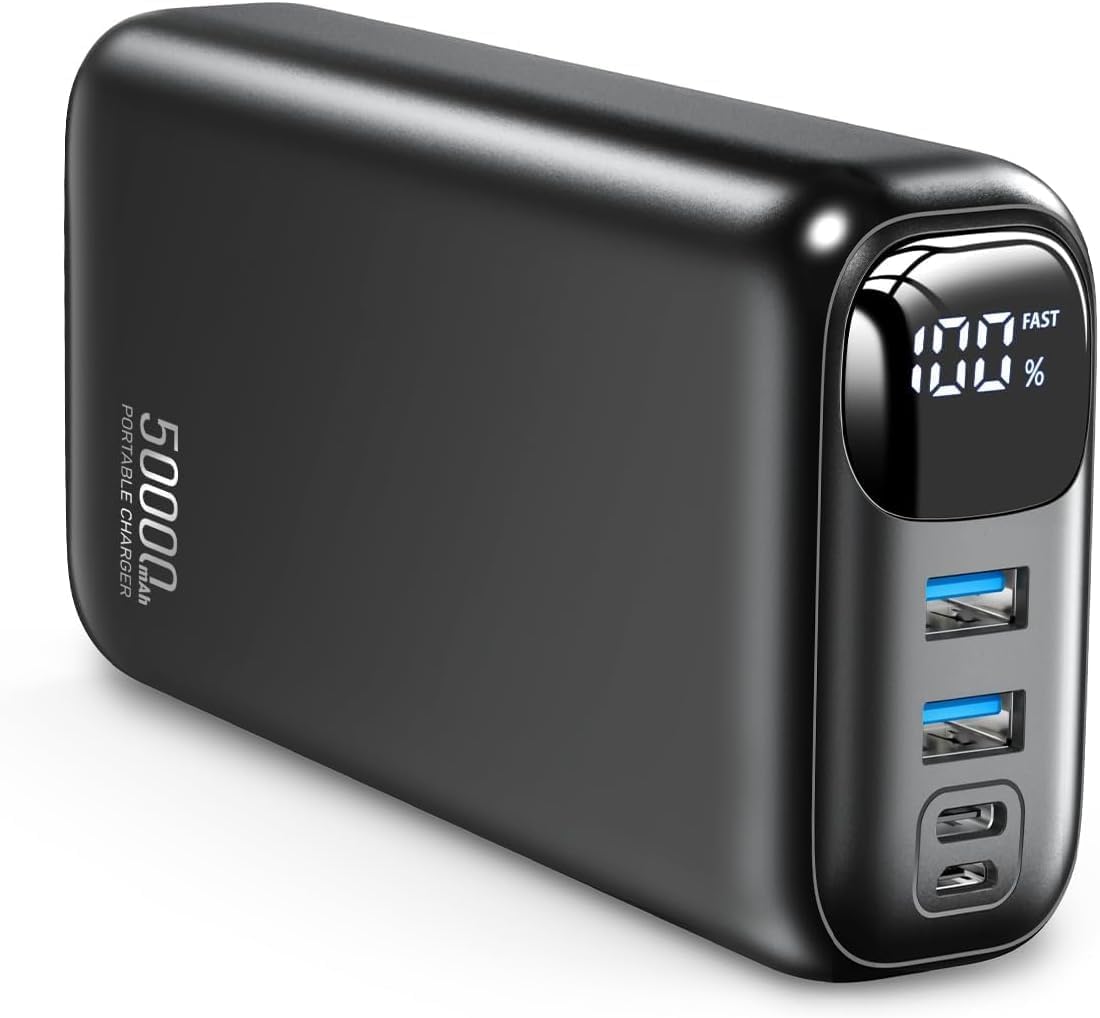 Ultimate 50000mAh Power Bank: 22.5W Fast Charging for All Devices