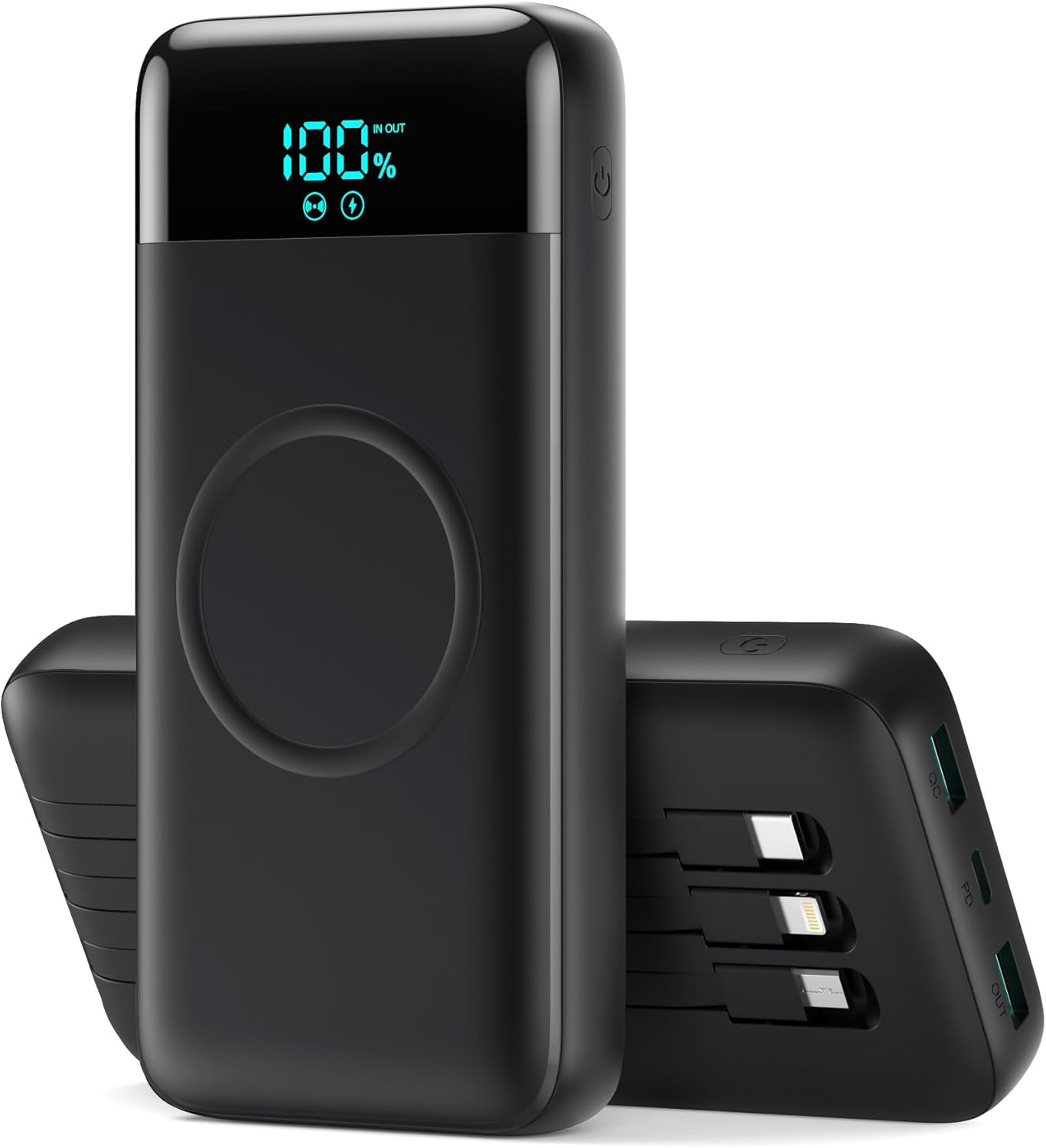 40800mAh Wireless Power Bank with Built