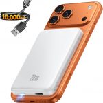 MagSafe Portable Charger: 10000mAh Slim & Fast iPhone 15/16/17 Power Bank