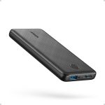 Anker Power Bank(PowerCore 10K), Compact Travel-Ready 10,000mAh Battery Pack with PowerIQ Charging Technology, 5V/3A High-Speed Charging for iPhone, iPad,and More(USB-C Input and Output(Black), 1pack)